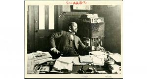 Du Bois at Desk