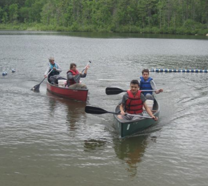 Canoeing Lake Mansfield