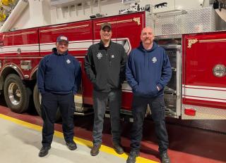 GB Fire Department New Hires and chief