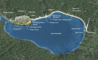 Lake Mansfield design map