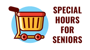 clip art saying special hours for seniors