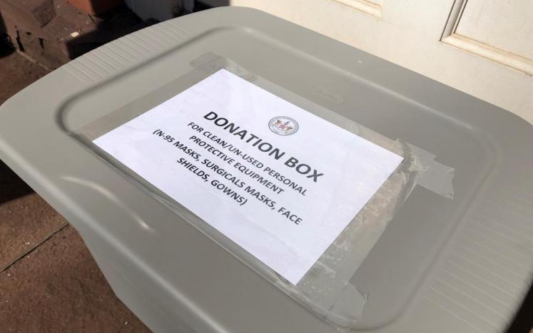 image of donation box