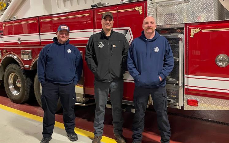 GB Fire Department New Hires and chief