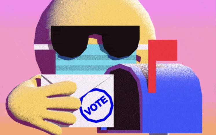 Vote by mail graphic